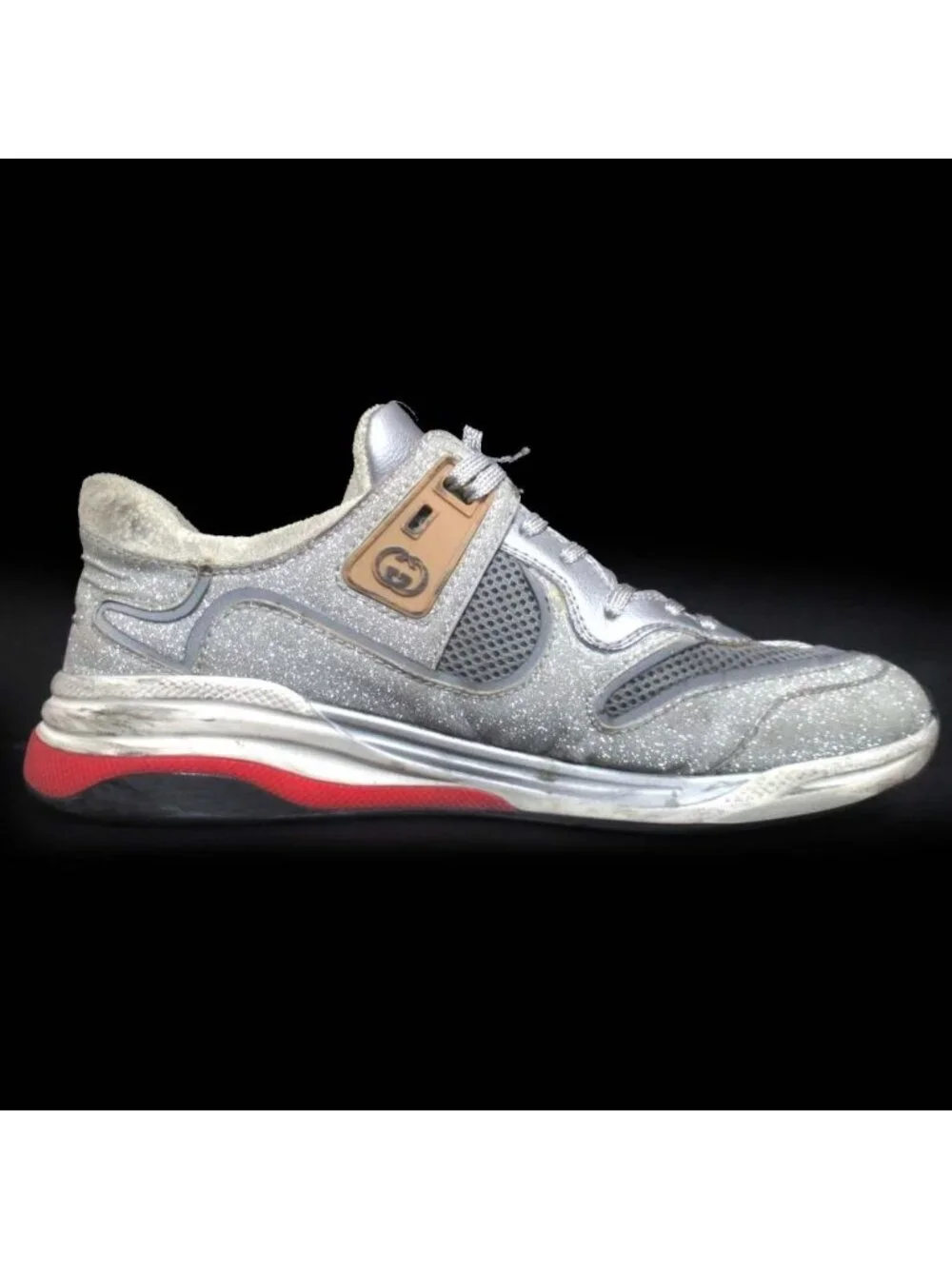 Gucci Ultra Space Glitter Sneakers Shoes 9